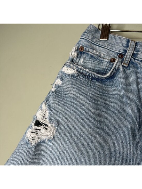 AGOLDE Stella High Rise Baggy Short in Deserted Women's Size 27 - Picture 3 of 6